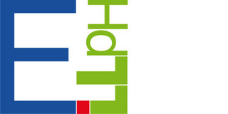 ELLpH-Projektlogo Logo des Projektes ELLpH in den Farben der Universitäten und Zentren der Verbundpartner: Blau, Grün und Rot.