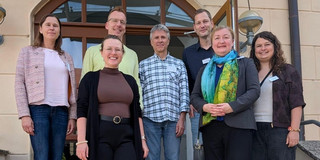 Das Projektteam von links nach rechts: Jun.-Prof. Dr. Daniela Schmitz, Olga Wagner, Prof. Dr. Uwe Wilkesmann, Manfred Fiedler, Jan-Hendrik Ortloff, Prof. Dr. Liudvika Leišytė, Dr. Anna-Lena Rose.